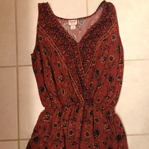 Floral Rustic Romper